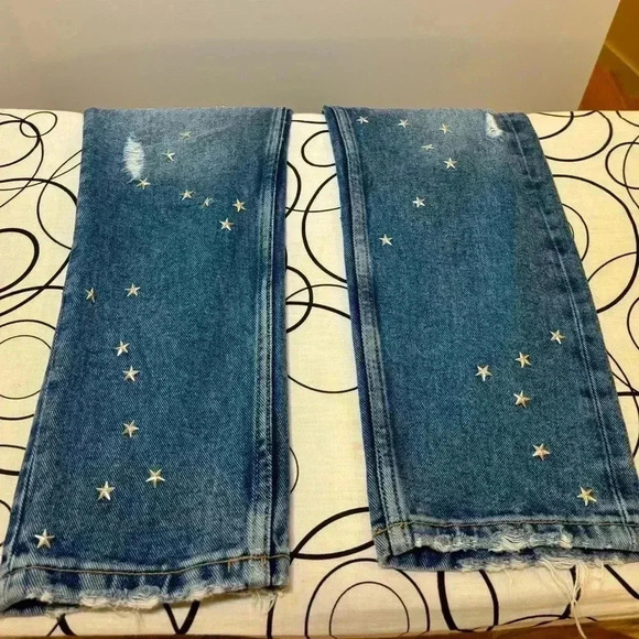 Zara - TRAFALUC DENIMWARE Jeans Stars - Picture 9 of 12